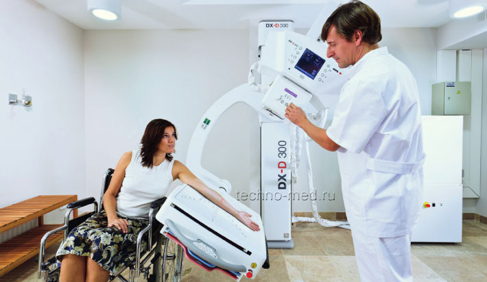 рентгеновское исследование руки на аппарате AGFA DXD300