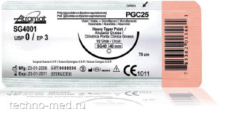 хирургический шовный материал Atramat PGC25